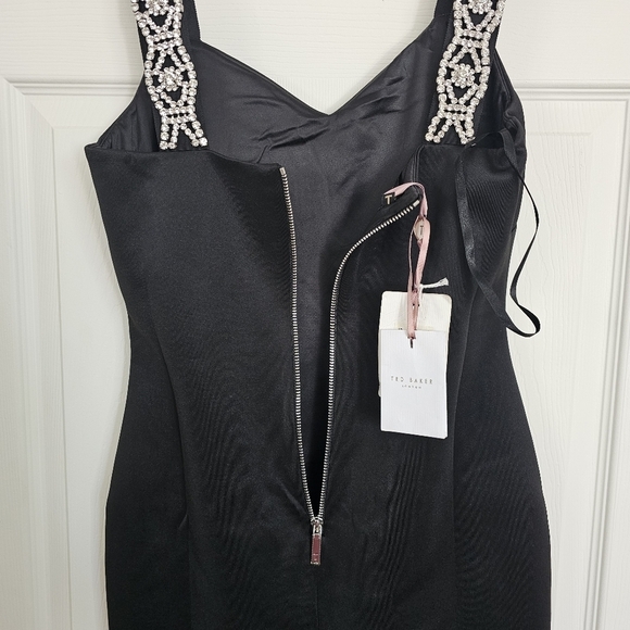 Ted Baker Mally Embellished Strap Bodycon Dress - Picture 4 of 7